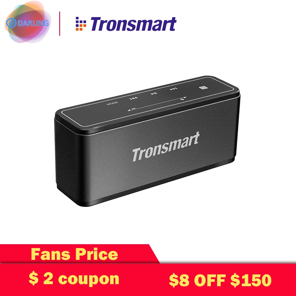 Tronsmart Element Mega Bluetooth динамик беспроводной 3D цифровой звук TWS 40 Вт Выход NFC 20 м