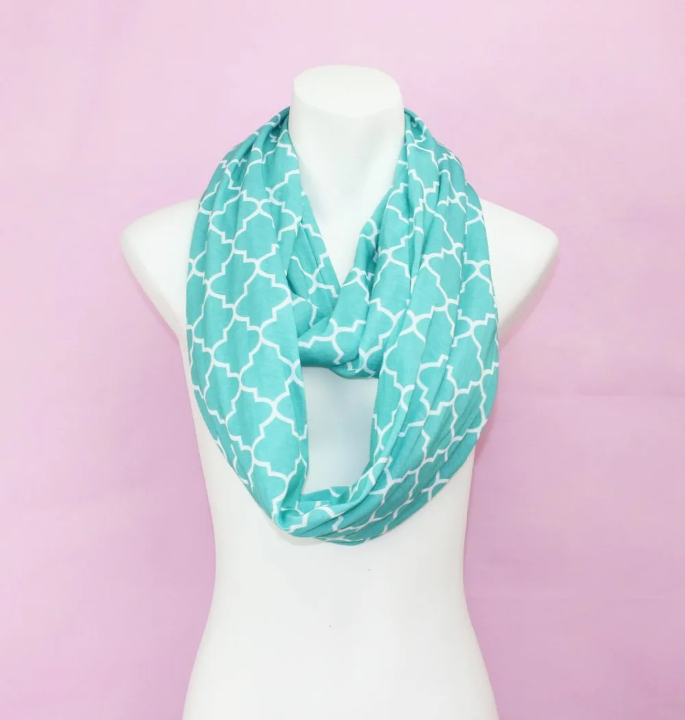 Quatrefoil womens scarf cheap scarves plain hijab charm scarf from