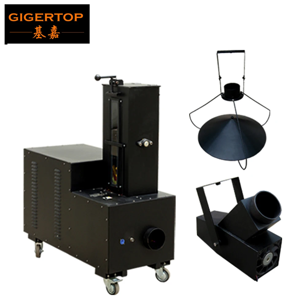 

Gigertop TP-T190 Confetti Tornado Long Distance Manual Jet Machine 2000W High Power Flight Case Packing with Wheels 110V/220V