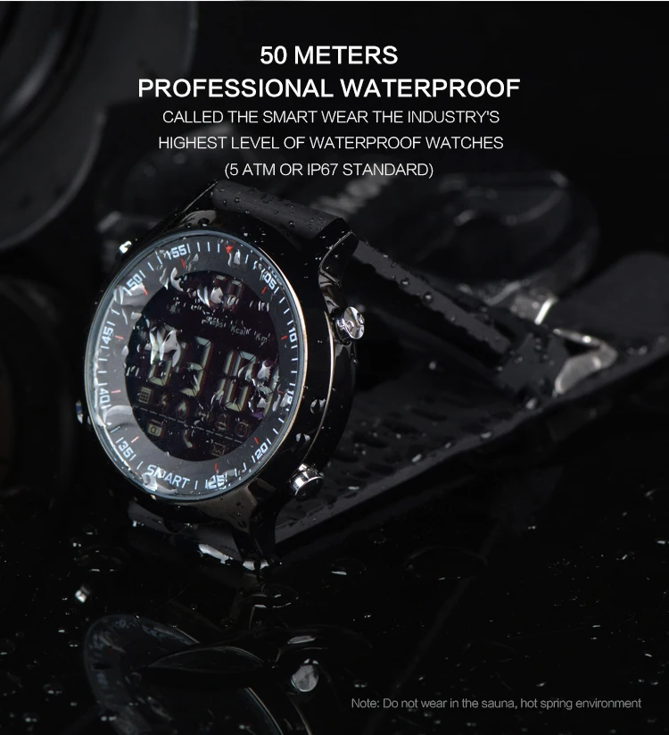 Round Waterproof Smart Watches