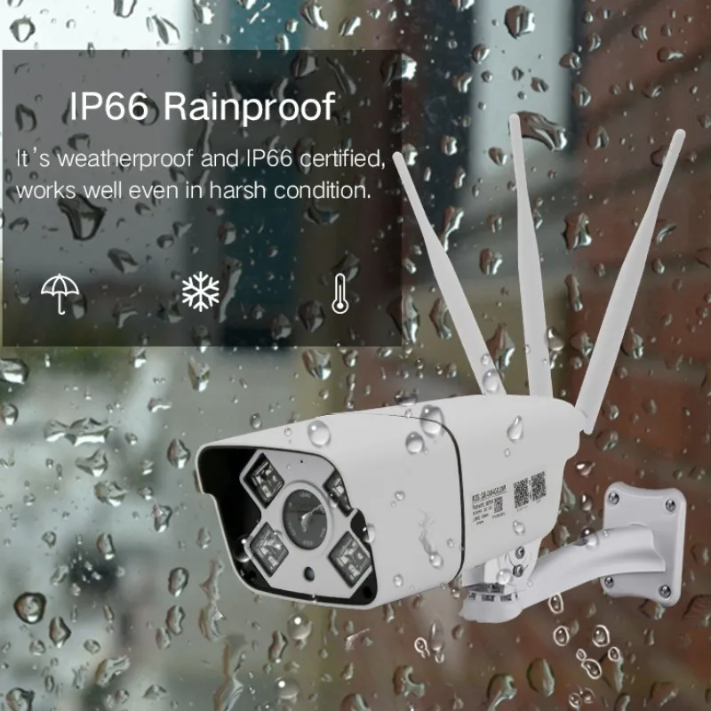 Z6U Full HD 1080P Bullet IP камера беспроводная GSM 4G sim карта Wifi наружная Водонепроницаемая CCTV