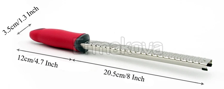 Ермакова терка для цитрусовых, лимона, зестера, сыра, имбиря, чеснока, шоколада, измельчитель, нож из нержавеющей стали с защитной крышкой