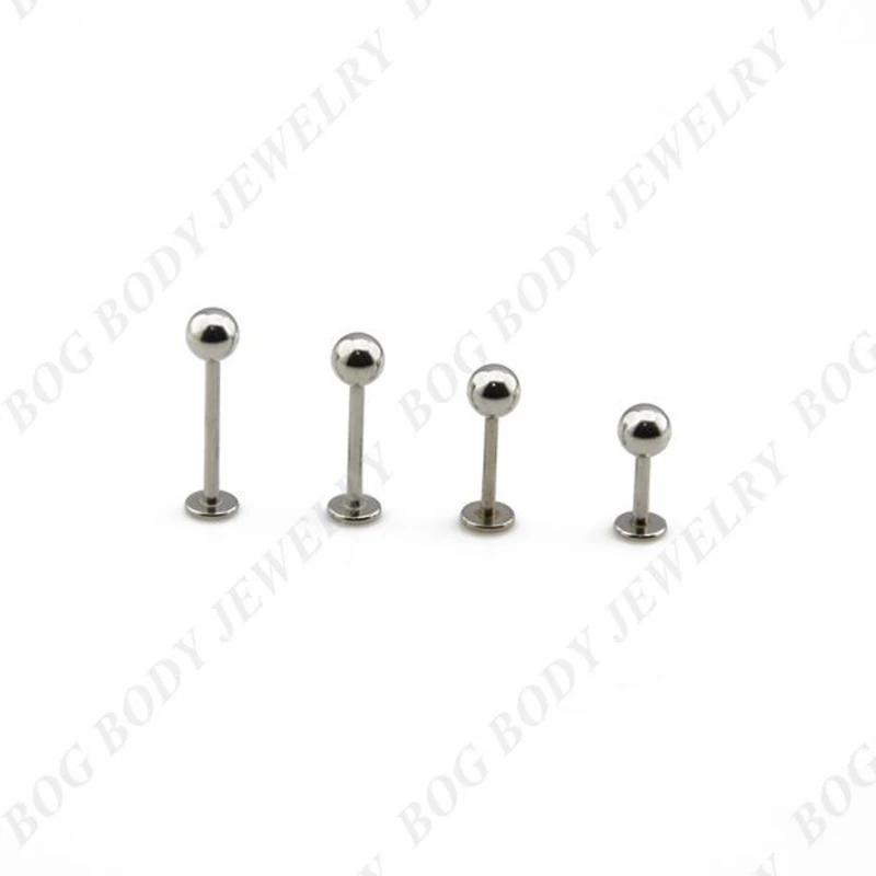 

50Pcs 316L Surgical Steel Lip Labret Monroe Ring Ear Cartilage Tragus Piercing Stud Earring Body Jewelry16g