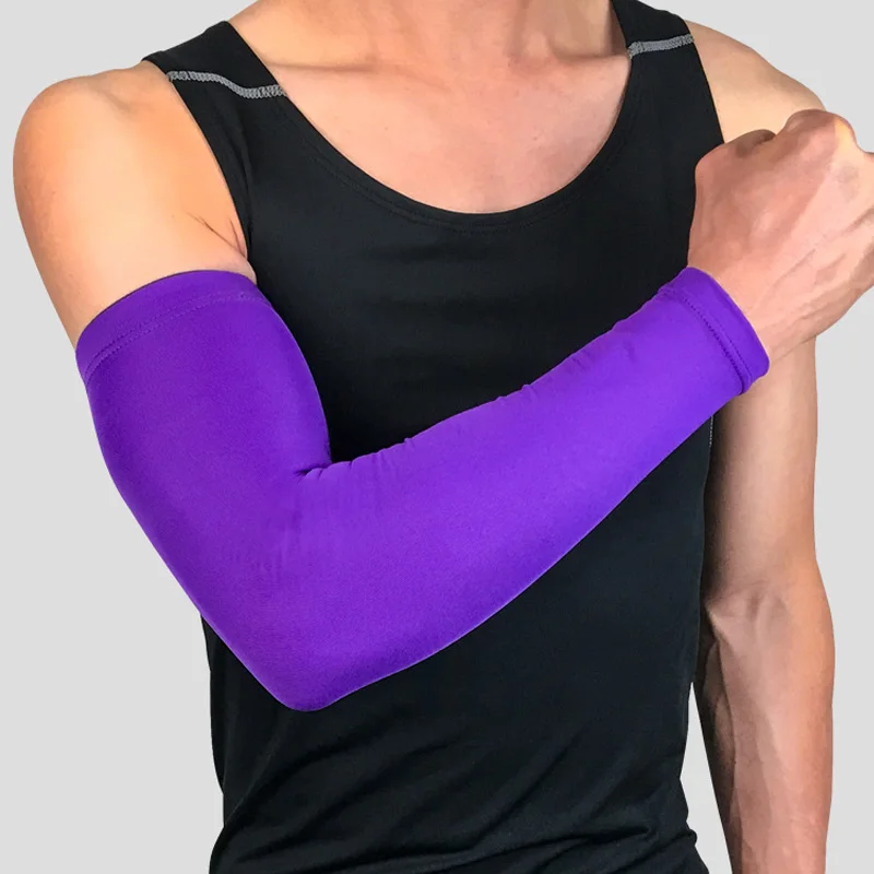 Ygyun Long Gloves Sun UV Protection Hand Protector Cover Arm Sleeves Ice Silk Sunscreen Sleeves Outdoor Arm Warmer Sleeves Black