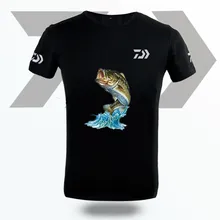 Daiwa быстросохнущая дышащая анти-УФ рыболовная футболка уличная спортивная одежда женская Беговая походная футболка одежда для рыбалки