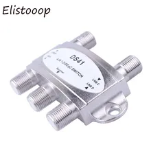 Elistooop TV DiSEqC 4x1 DiSEqC Switch Switch satellitare antenna piatto LNB per il Ricevitore TV