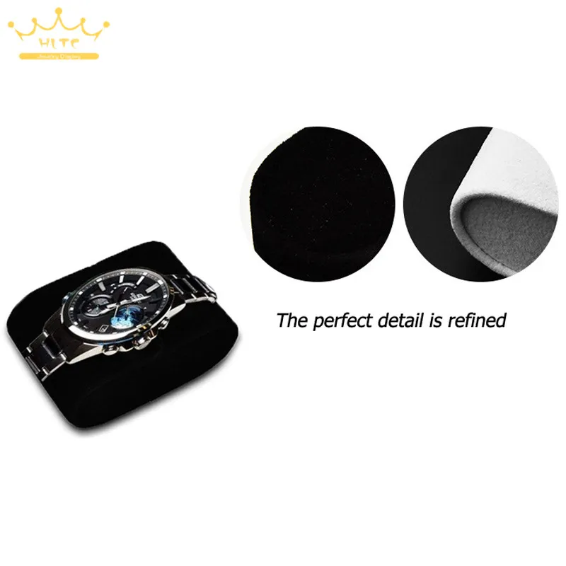 Black White Suede Watch Cushions Watch Pillow for Case Storage Box Wrist Watch Bracelet Display Stand Holder Organizer