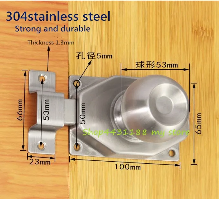 Горячее предложение! 100*65 мм 304 шпингалет из нержавеющей стали дверной болт безопасности дверь Противоугонная защелка замок Ванная комната утолщенная настенная дверная защелка