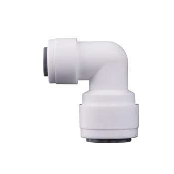 

1/4" - 3/8" OD Tube PE Pipe Fitting Hose Elbow Quick Connector Aquarium RO Water Filter Reverse Osmosis System