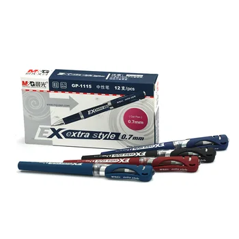 

M&G 12pcs Neutral pen classic extreme GP1115 0.7mm sand rod student office signature pen