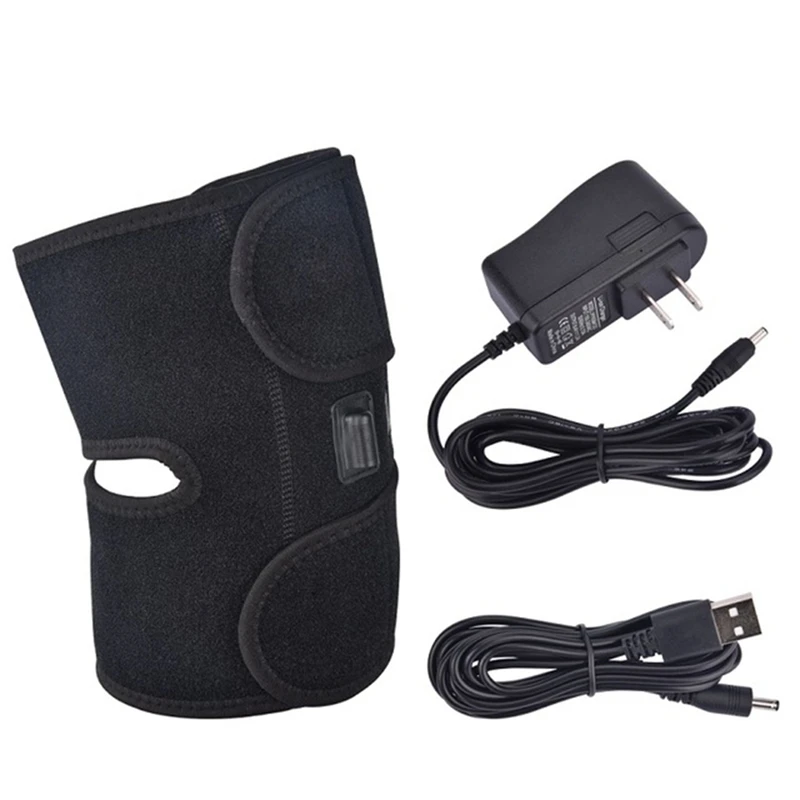 

2019 New Infrared Heating Knee Pad USB Thermal Adjustable Voltage Temperature Heated Leg Brace Wrap Support for Pain Relief