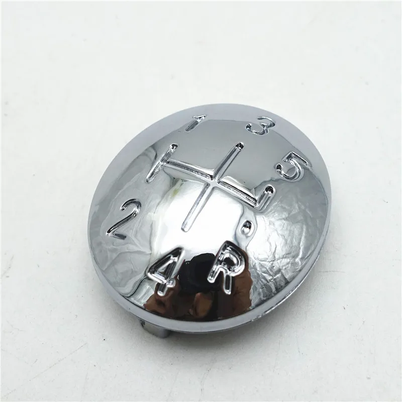 

Car Styling Accessories Chrome 5/6 Speed Gear Shift Knob Emblem Cap Cover For Renault Clio III Megane II Scenic II