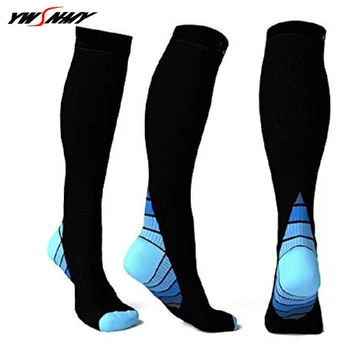 

Men Women Compression Socks Breathable Pressure Circulation Anti-Fatigu Knee High Orthopedic Support Stretch Sporting Socks 2