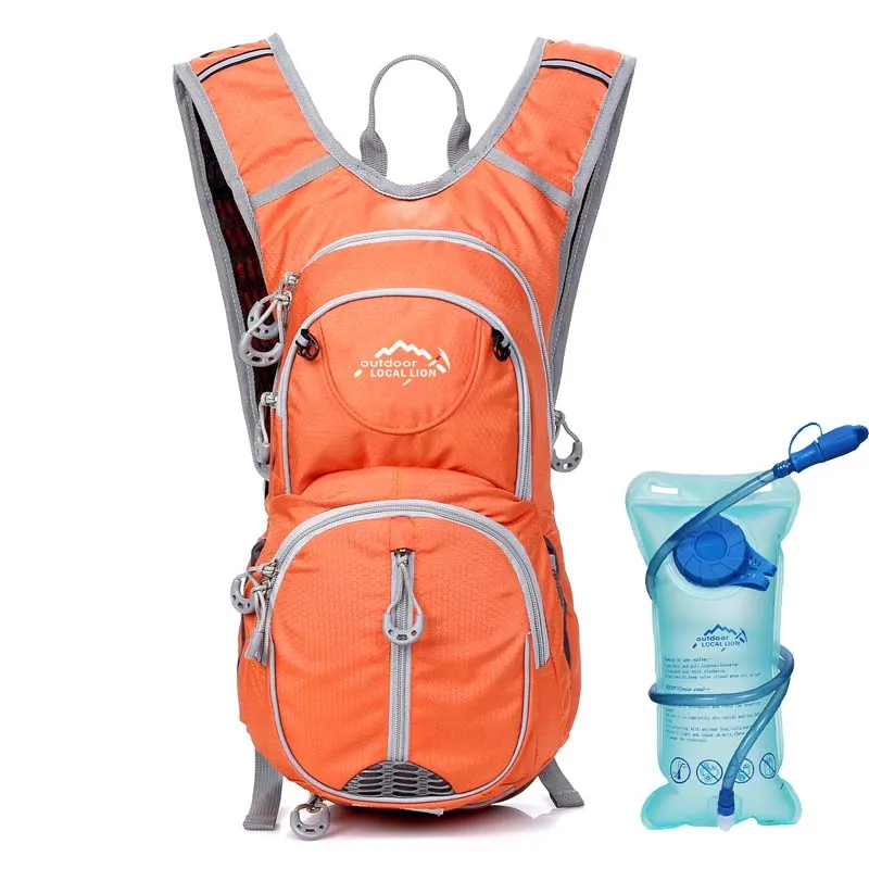 Уличные велосипедные сумки, велосипедный рюкзак для мужчин и женщин, ультралегкий спортивный рюкзак для бега, велоспорта, пешего туризма, рюкзак для путешествий - Цвет: Orange1L