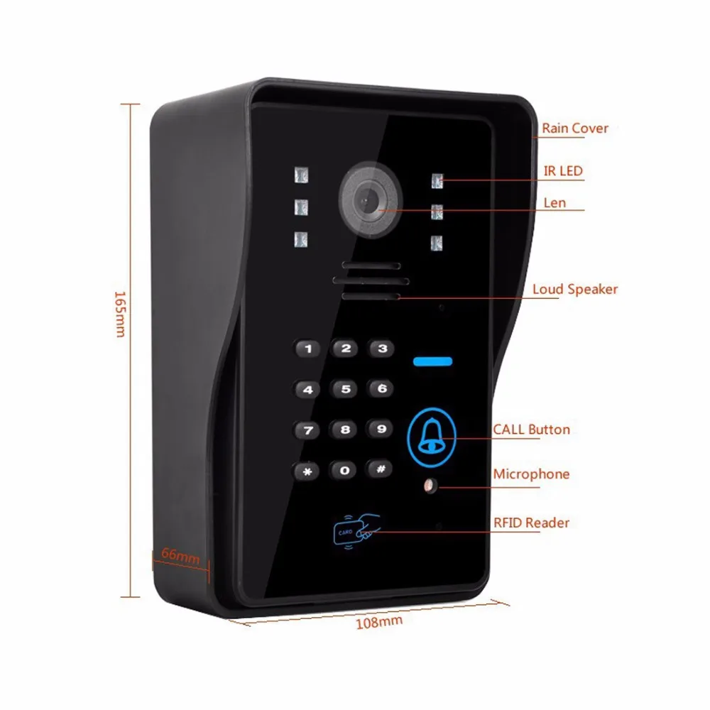 New Hot HD Wifi Doorbell Camera Wireless Video Intercom Phone Control IP Door Phone Wireless Door bell IOS Android