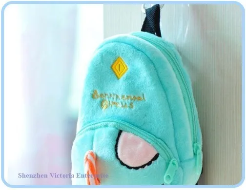 

2013NEW ON Coin Wallet ; 12PCS Sweet Blue Mint Elephant BAG Design Purse Wallet Pouch ; Key Hook Phone Case