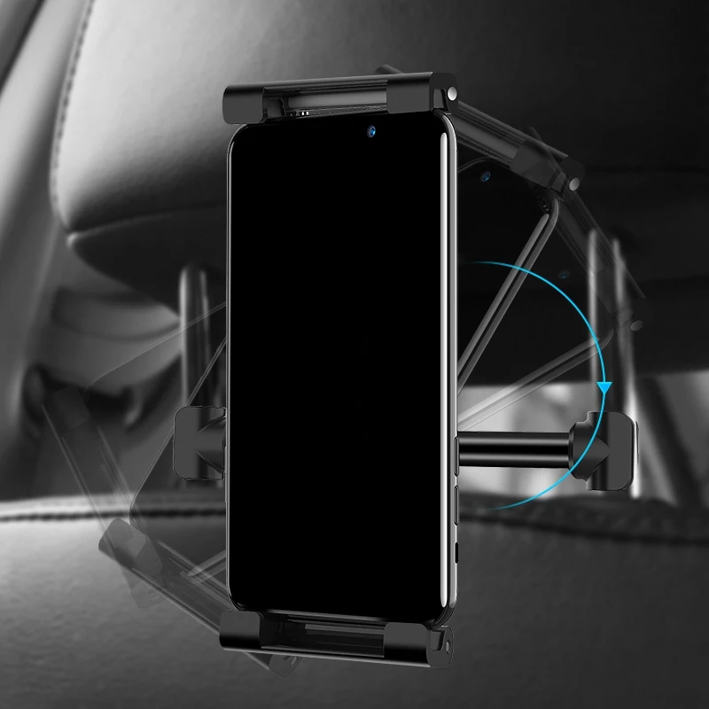 Цена LINGCHEN автомобильные подставки для планшетов, регулируемые 4,7 12,9 дюймов, подставка для телефона, Универсальное крепление на заднее сиденье, п...