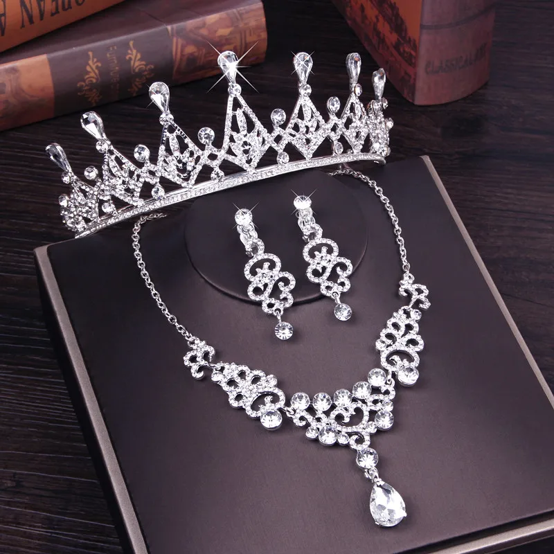 Moda Crystal Clear Joias Nupcial Do Casamento definder Mulheres Pageant Prom Acessorios de Noiva Tiara | Украшения и аксессуары