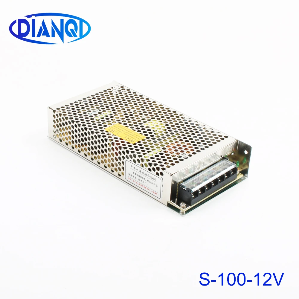 

power suply 100W 12V 8.5A ac to dc power supply unit ac dc converter high quality S-100-12