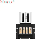 MOSUNX 2 шт. Micro USB штекер USB OTG адаптер конвертер для планшет телефон Android Futural цифровой Прямая поставка