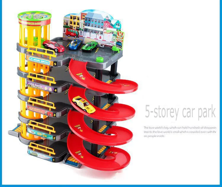 Детские игрушки Многослойные собранные хвостовые автостоянки, подарок для мальчиков, детей, друзей, детские развивающие игрушки для повышения IQ моделирование