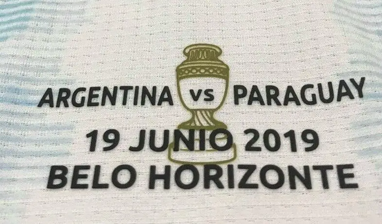 

2019 Argentina Copa America Match Details Argentina Vs Paraguay and Argentina Vs Colombia Matchday Details Soccer Patch Iron Bad
