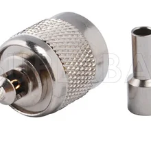 Superbat 10 шт. радиочастотный разъем TNC обжимной штекер для RG174 RG316, LMR100, 1,13 мм, 1,37 мм кабель