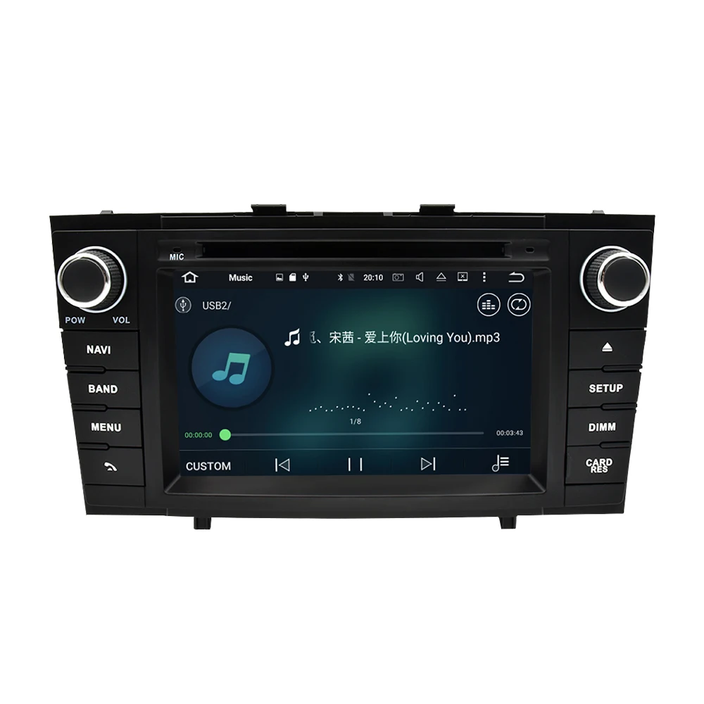 Discount Support Apple Carplay Android 8.0 Car Radio DVD GPS Multimedia Player For Toyota Avensis T27 2009-2015 Auto Navigation Stereo 16