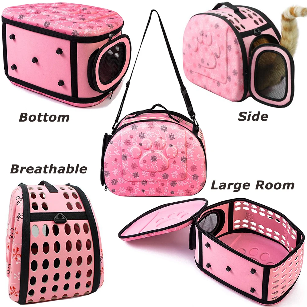 Pet Carrier Bag for Small Cats Dog Transporter Cat Bag Crate Folding Cage Handbag Durable EVA Pet Transport Carrying Bags BG0150 Pet Carrier Bag for Small Cats Dog Transporter Cat Bag Crate Folding Cage Handbag Durable EVA Pet Transport Carrying Bags BG0150