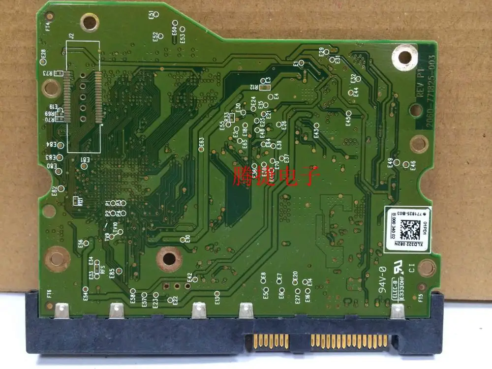 Placa lógica HDD PCB placa de circuito impreso 2060-771825-003 para WD 35 SATA Recuperación de Dato