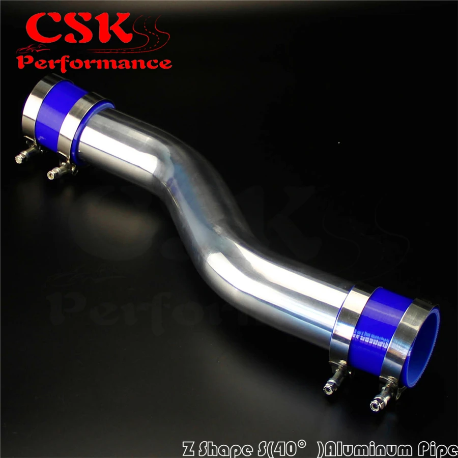 76mm 3" Inch 40 Degree Z / S Shape Aluminum Intercooler Pipe Piping
