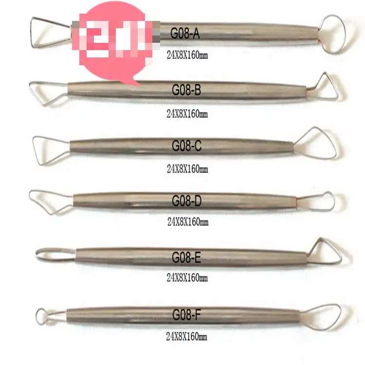 6pcs/set Ceramics Fimo Clay Modeling Carving Knife Tools Plaster Tools