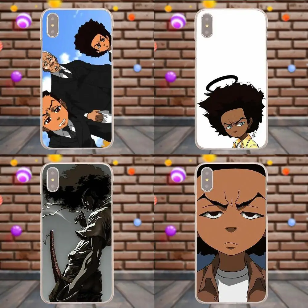 

Soft Print Capa The Boondocks cool boy For Apple iPhone 4 4S 5 5C SE 6 6S 7 8 Plus X For LG G3 G4 G5 G6 K4 K7 K8 K10 V10 V20