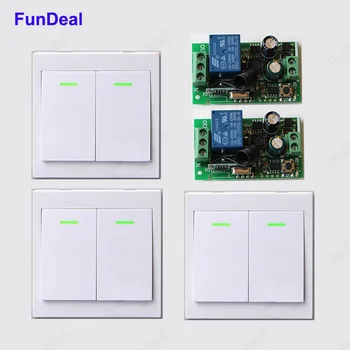 

AC 85V 110V 220V 250V 1CH Wireless Remote Control Switch Receiver+Wall Panel Remote Transmitter Sticky Remote Smart Home Control