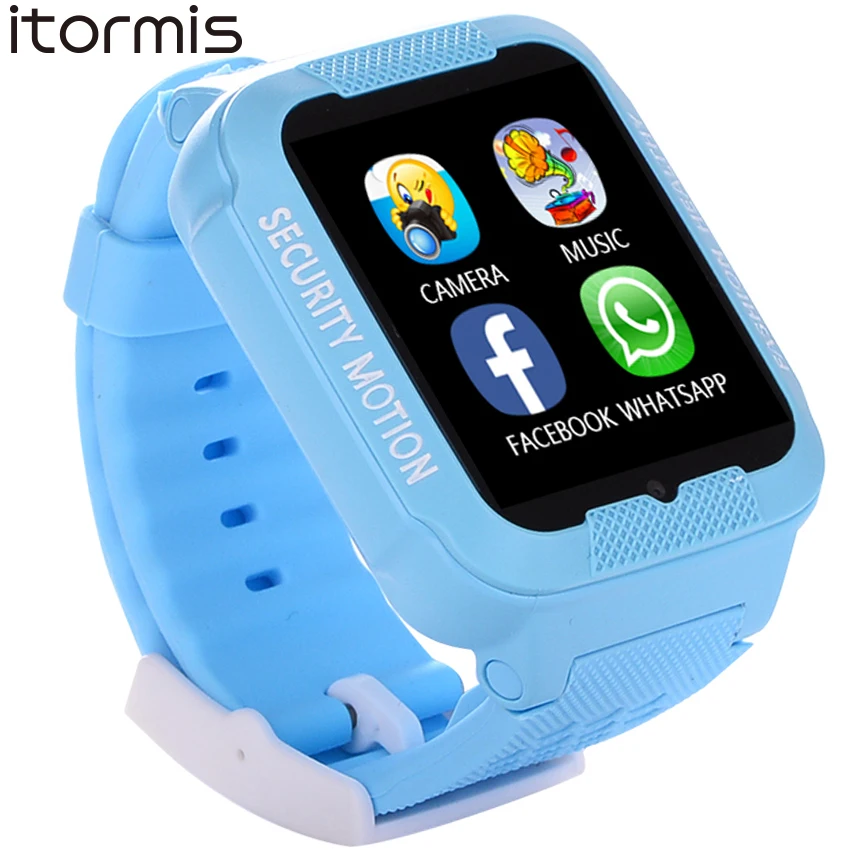 

ITORMIS Kids Smart Watch Baby Safe Watch with GPS Location Finder Tracker Camera Anti-lost SOS Call Waterproof for Android iOS