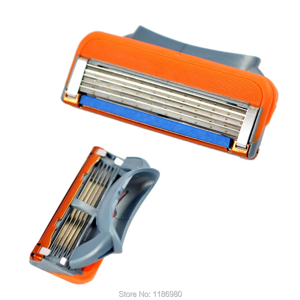 Hot Sale 4Pcs/Set High Quality Portable Shaver Razor 5-Blade System Sharpener Blades for Men