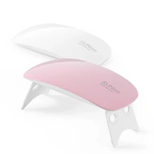 SUNUV лампа для ногтей SUNmini УФ светодиодный светильник 6 светодиодный s сушка ногтей; уход Гель-лак для ногтей УФ сушилка для гель-лака портативный в форме мыши инструмент для ногтей
