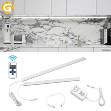 Память дистанционного управления переключатель под шкаф светильник 12 В DC 6 Вт 8 Вт 10 Вт кухонный шкаф СВЕТОДИОДНЫЙ светильник шкаф спальня освещение для шкафа