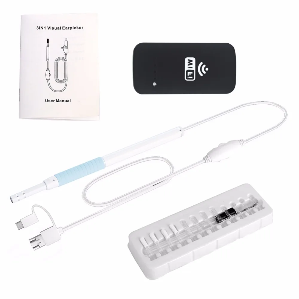 

Wireless Visual Ear Spoon WiFi Endoscope Borescope Camera Snake Camera for IOS iPhone iPad Android PC Macebook