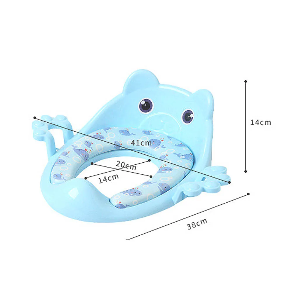 Детский горшок Туалет тренер горшок обучение Туалет ручка спинки малыши анти-скольжения сиденье для унитаза для приучения к туалету