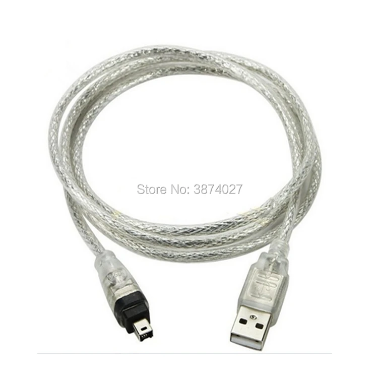 USB 수-파이어 와이어 IEEE 1394 수 iLink 어댑터 코드, 파이어 와이어 1394 케이블, DCR-TRV75E DV 카메라 케이블, 150cm, 4 핀