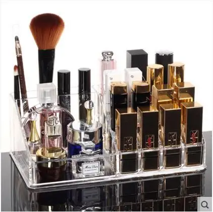 

Dazzle color transparent cosmetic collection box