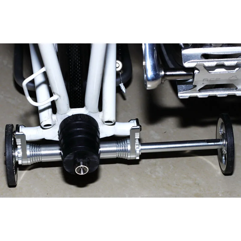 Excellent Folding Bicycle Racks Easy Wheel Extension Block Telescopic Rod for Brompton 1 Excellent Folding Bicycle Racks Easy Wheel Extension Block Telescopic Rod for Brompton 1