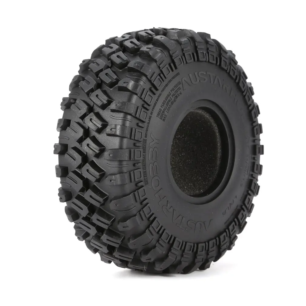 

AUSTARHOBBY AX-7020 4Pcs 1.9 Inch 122mm 1/10 Rock Crawler Rubber Tires for D90 TRX4 SCX10 AXIAL TF2 RC Car Accessories Parts