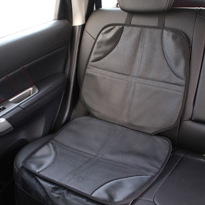 Online Anak Kursi Mobil Kulit Hitam Pelindung Bayi Auto Kursi Protector Mat Perlindungan untuk Mobil Kursi Protector Mat