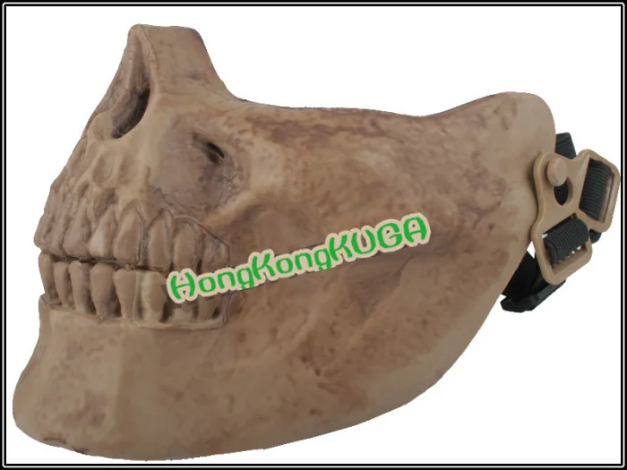 CACIQUE Skull Half Face Mask Version III Skeleton [MK-13] M03 BD6576 free shipping | Безопасность и защита