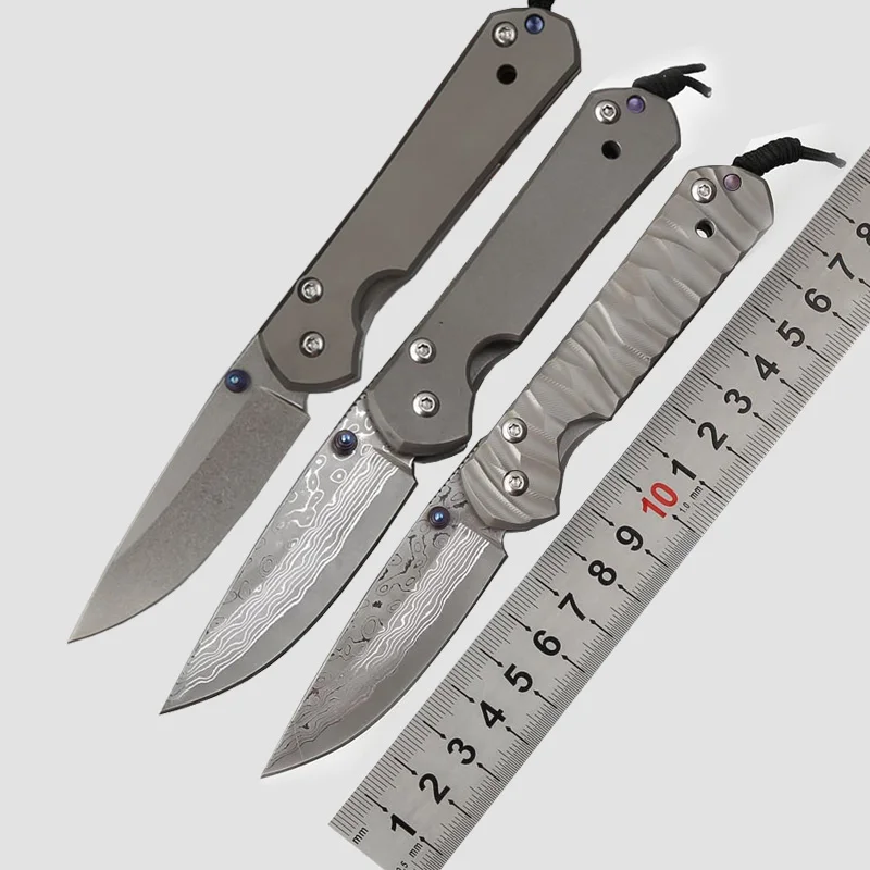 

HOT Selling Sebenza 21 Folding Knife D2/Damacus Blade Titanium TC4 Handle Outdoor Camping Hunting Tactical Pocket EDC Gift Tools