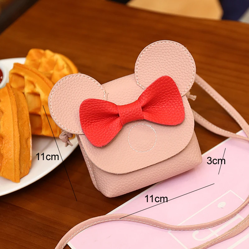 ميكي ميني الفتيات حقيبة أطفال أكياس لطيف الكرتون الأطفال البسيطة Crossbody حقيبة للبنات الطفل هدية عيد ميلاد Sac حقائب