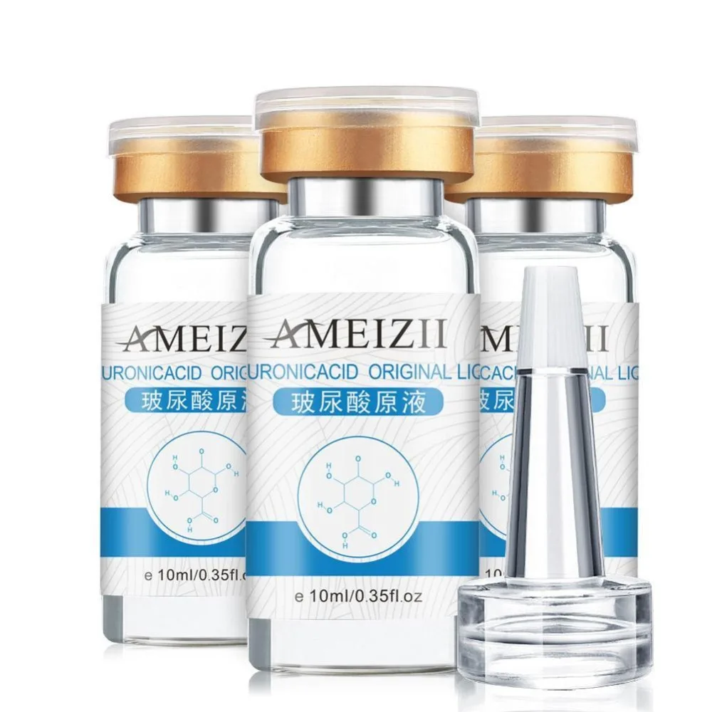 Ameizii 10 мл чистая жидкость с гиалуроновой кислотой увлажняющий крем отбеливающий Улитка ремонт против морщин крем против старения уход за лицом