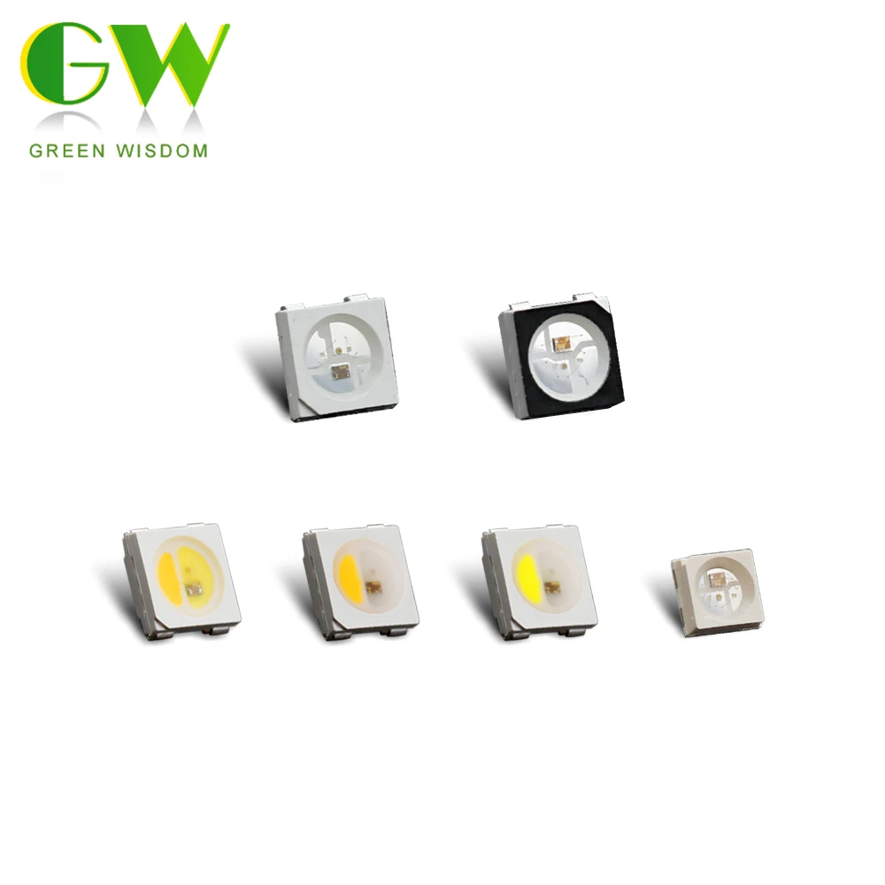 

10~1000Pcs WS2812B RGB LED Chip Black/White Version SK6812 RGB/RGBW/WWA 3535/5050 SMD Individually Addressable LED Chip Pixels